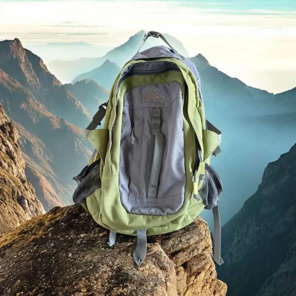 Kelty Redtail W Leaf Green and Gray Travel Camping Hiking Gorpcore Backpack - Picture 1 of 10